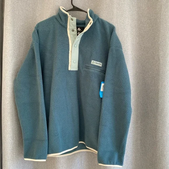 NWT Columbia Men's Helvetia II Fleece Pullover M